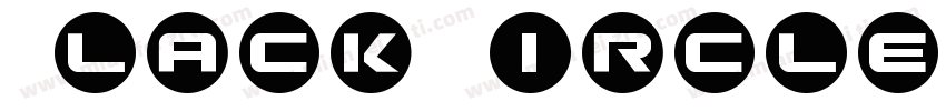 Black Circled Nnmera字体转换